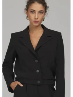 NIFE Marynarka Z103 Czarny Regular Fit