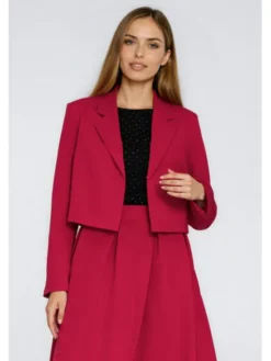 NIFE Marynarka Z94 Czerwony Regular Fit