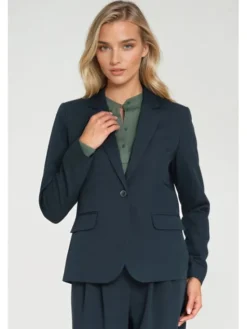 NIFE Marynarka Z83 Granatowy Classic Fit