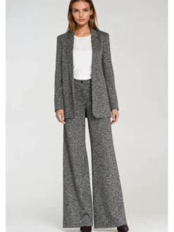 NIFE Marynarka Z84 Szary Blazer Fit