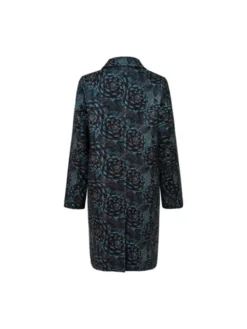 NIFE Płaszcz przejściowy PL19 Czarny Regular Fit