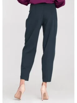 NIFE Spodnie damskie SD120 Granatowy Baggy Fit