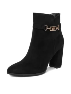 Nine West Botki CEO-ZAINA-01 Czarny