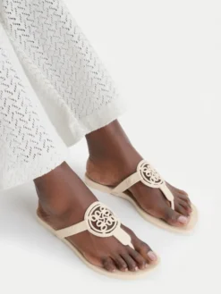 Nine West Japonki CEO-CT0906-1 Écru