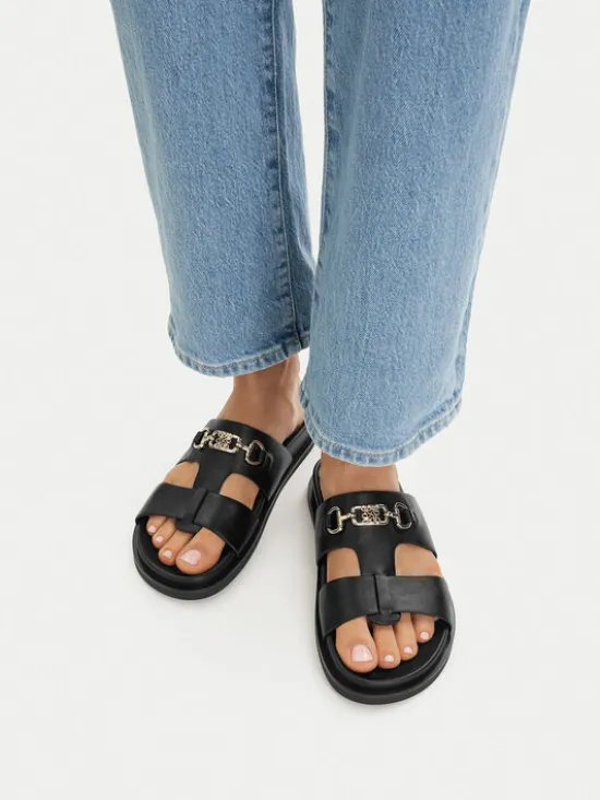 Nine West Klapki CEO-JDNW-05 Czarny