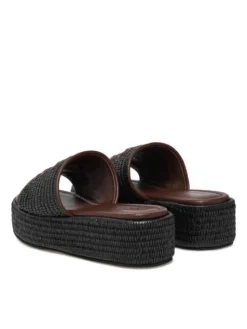 Nine West Klapki EO-259-8201 Czarny