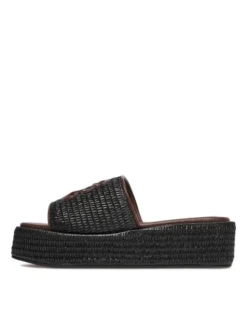 Nine West Klapki EO-259-8201 Czarny