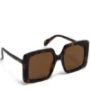 Nine West Okulary przeciwsłoneczne NW 6629S Brązowy