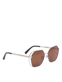 Nine West Okulary przeciwsłoneczne CEO-NW55240S Złoty
