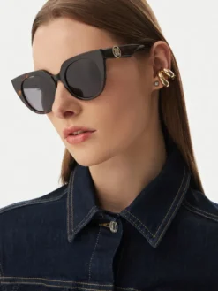 Nine West Okulary przeciwsłoneczne CEO-NW55247S Brązowy ciemny