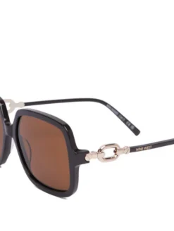 Nine West Okulary przeciwsłoneczne CEO-NW6658S Brązowy ciemny