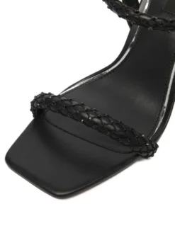 Nine West Sandały EO-LS95066-25 Czarny
