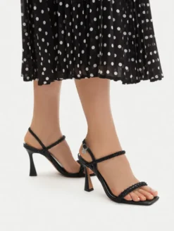Nine West Sandały EO-LS95066-25 Czarny