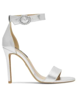 Nine West Sandały WFA2646-1 Srebrny
