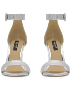Nine West Sandały WFA2646-1 Srebrny