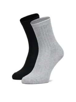 Nine West Skarpety długie CEO_AS_NW_08_W_AW25 (2 PACK) Czarny