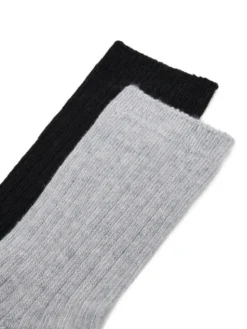 Nine West Skarpety długie CEO_AS_NW_08_W_AW25 (2 PACK) Czarny