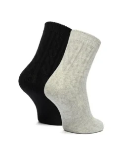 Nine West Skarpety długie CEO_LA_NW_17637_W_AW26 (2-PACK) Czarny