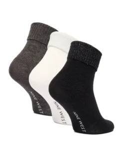 Nine West Skarpety długie CEO_KR_NW_101_W_AW25_(3-PACK) Kolorowy