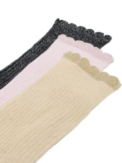 Nine West Skarpety długie CEO_AS_NW_07_W_AW25 (3 PACK) mix Różowy