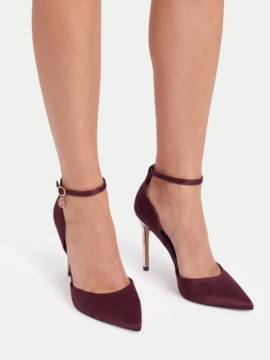 Nine West Szpilki CEO-CWBFS255 Bordowy