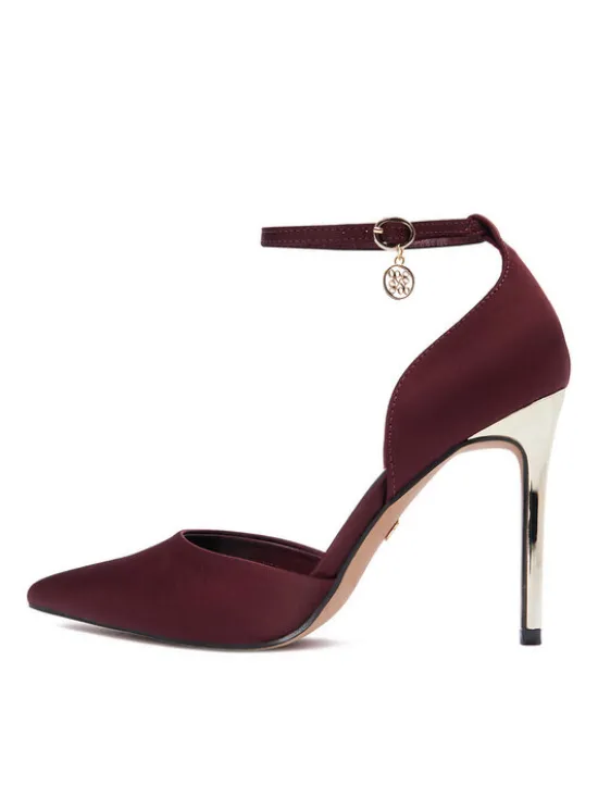 Nine West Szpilki CEO-CWBFS255 Bordowy