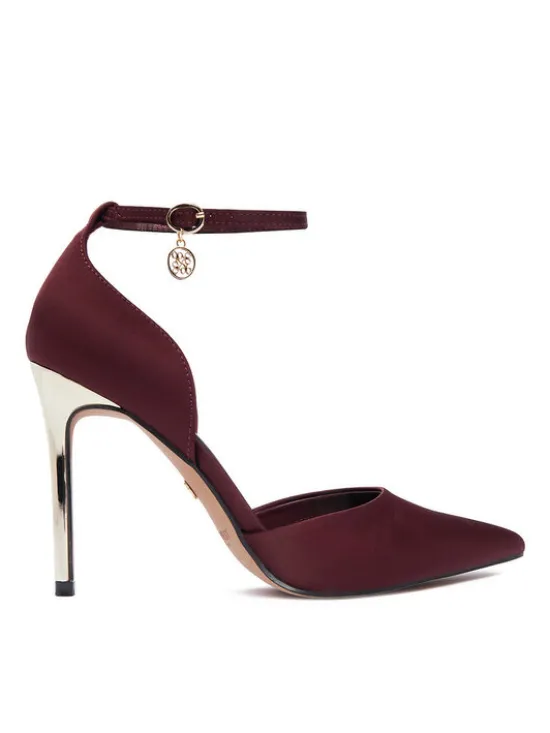 Nine West Szpilki CEO-CWBFS255 Bordowy