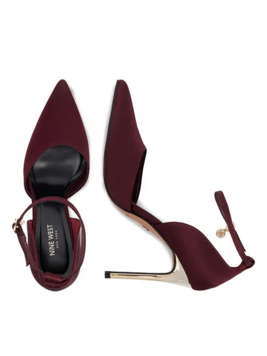 Nine West Szpilki CEO-CWBFS255 Bordowy
