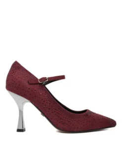 Nine West Szpilki CEO-LP90858-296 Bordowy