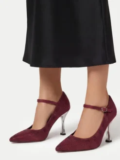 Nine West Szpilki CEO-LP90858-296 Bordowy