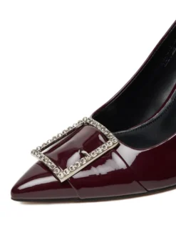 Nine West Szpilki CEO-LUBNA-01 Bordowy