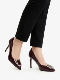 Nine West Szpilki CEO-LUBNA-01 Bordowy
