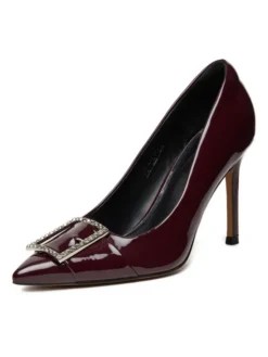 Nine West Szpilki CEO-LUBNA-01 Bordowy