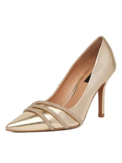 Nine West Szpilki CEO-MARIAM-01 Złoty