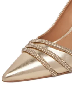 Nine West Szpilki CEO-MARIAM-01 Złoty