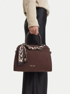 Nine West Torebka CEO-HELLESA-LDA9422 Brązowy ciemny