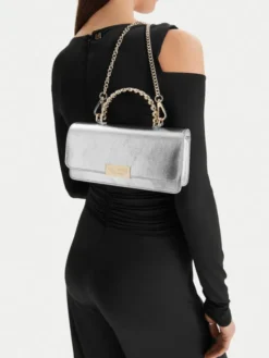Nine West Torebka CEO-Mercer Mood-KY317 Srebrny