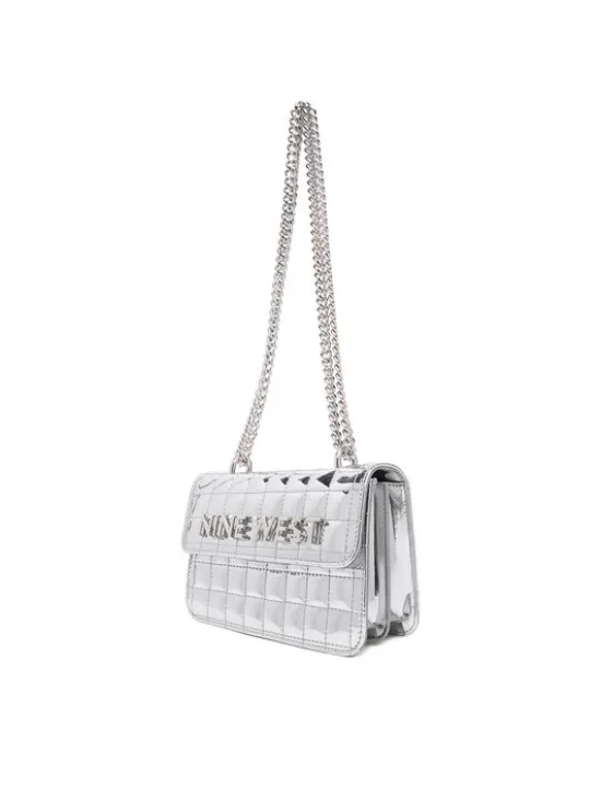 Nine West Torebka EO-Glamercy-Grace-LX10060 Srebrny