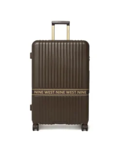 Nine West Walizka duża CEO-NW-L-001-10 Brązowy ciemny