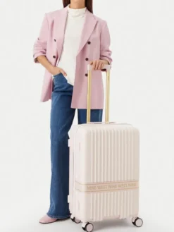 Nine West Walizka średnia CEO-NW-M-003-10 Różowy jasny