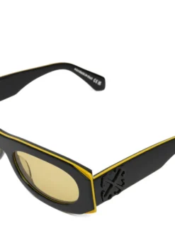 Off-White Okulary przeciwsłoneczne OERI13O Czarny
