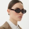 Off-White Okulary przeciwsłoneczne OERI13G Czarny