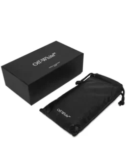 Off-White Okulary przeciwsłoneczne OERI126 Czarny