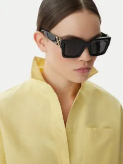 Off-White Okulary przeciwsłoneczne OERI14D Czarny