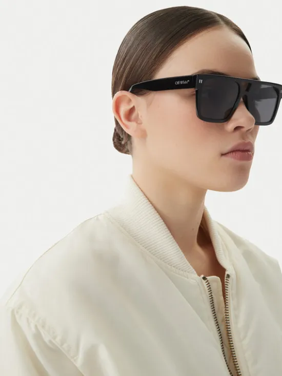 Off-White Okulary przeciwsłoneczne OERI133 Czarny