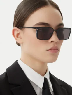 Off-White Okulary przeciwsłoneczne OERI121 Czarny
