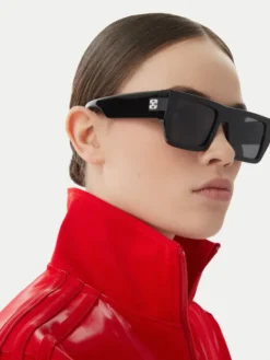 Off-White Okulary przeciwsłoneczne OERI149 Czarny