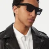 Off-White Okulary przeciwsłoneczne OERI109 Czarny