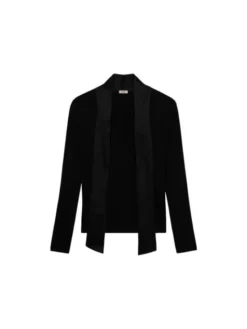 Oltre Bluzka G072J004528N033 Czarny Slim Fit