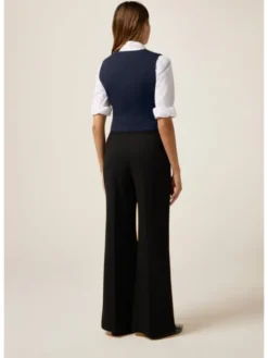 Oltre Marynarka L031R000042N034 Niebieski Slim Fit